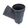 Accesorios de drenaje de sifón de capa única de HDPE Accesorios de codo en T oblicuo por electrofusión Codo en T reductor por electrofusión Codo en T oblicuo reductor por electrofusión