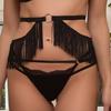 Plataforma Internacional de Fornecimento de Roupas de Bambu Cinto Arnês Europeu e Americano Calças com Franjas Lingerie Sedutora Sexy