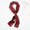 Bufanda para Mujer chic coreana Versátil Larga Artística Retro Bufanda Pequeña para Mujer Primavera Otoño e Invierno Corbata Estrecha Bufanda Decorativa