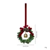 Guirlanda de Sino Transfronteiriça Enfeites para Árvore de Natal Guirlanda de Natal Decorações de Natal Penduráveis para Vitrine Atmosfera Festiva