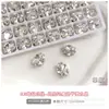Decoraciones K9 Premium para Uñas con Pedrería, Forma de Huevo de Paloma Fina Blanco Transparente, Lujo Ligero, Sin Base, Accesorios de Bolas de Pedrería para Uñas, Producto Terminado