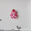 Dona de oso de fresa, joyería de bricolaje, accesorios de resina, crema, gel, accesorios para el cabello, papelería, caja de almacenamiento, taza de gárgaras, parche