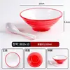 Cuencos de imitación de porcelana de melamina, diseñados específicamente para restaurantes de fideos, incluyendo cuencos para ramen, cuencos para sopa de fideos con carne de res, cuencos para hot pot picante y cuencos grandes para servir fideos de arroz con caracoles - uso comercial