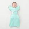 Saco de Dormir Antipatadas para Recién Nacido Rendición Fular Saco de Dormir Primavera y Otoño Cuatro Estaciones Cinturón Ajustable a Prueba de Patadas Quat
