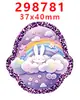 Accesorios Acrílicos de Dibujos Animados con Purpurina Transfronterizos Accesorios para Joyería DIY de Resina Parche Pasador Pasador Gt-Z-296851