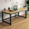 Mesa de computador, mesa para duas pessoas, mesa de estudo simples para uso no quarto, escrivaninha minimalista, mesa de escritório retangular