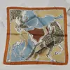 Pañuelo cuadrado estampado de leopardo bufanda coreana femenina de seda versátil pañuelo para el pelo bufanda retro flor de anacardo pañuelo cuadrado pequeño venta al por mayor