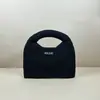 Bolso de Punto con Patrón de Diamantes, Bolso de Mano Tejido Fly-Knit Personalizado para Mujer, Bolso de Mano de Hilo de Invierno, Bolso Portátil, Estilo Nicho Coreano