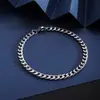 Pulsera de acero inoxidable más vendida transfronteriza, estilo hip-hop europeo y americano, pulsera de cadena cubana audaz, cadena de hueso de dragón, joyería para hombre de acero de titanio