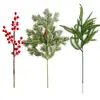 Navidad de Vegetación Artificial Transfronteriza de Amazon Accesorios de un Solo Tallo Vegetación Falsa Decoraciones Navideñas Pino de Norfolk Artificial