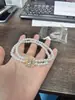 Moda Europeia e Americana Retrô Elegante Multicamadas Pérola de Imitação com Pedra Preciosa Terno Feminino Adequado para Traje de Banquete Terno da Moda