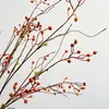 Rama Única Artificial de Montaña con Ramas Largas de Flores de Vid de Frutas para Arreglos Florales Artísticos, Decoración con Flores Secas