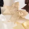 Horquilla Infantil de Satén Color Marrón Leche Transfronteriza Accesorios para el Cabello Pinza de Lazo de Niña Estilo Pastoral Pinza de Pato de Satén para Niña