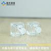 Muestra Spot de Guangzhou 10ml Botella de Aromaterapia Cuadrada Botella de Perfume Aceite Esencial Vidrio Transparente Botella Vacía Paquete de Prueba