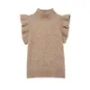 Para Comercio Exterior Transfronterizo Europeo y Americano Ropa de Mujer Aliexpress Más Vendido Verano Elegante Versátil Lana Capas Decorativas Chaleco