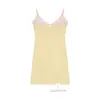 Vestido de tirantes de encaje dulce y picante para mujer, camisón estilo pura lujuria, sexy, espalda hermosa, falda ajustada con abertura en la cadera, venta al por mayor, transfronterizo