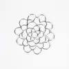 Herramienta Redonda de Malla Metálica para Arreglos Florales, Popular Modelo Plegable de Acero Inoxidable con Alambre Metálico