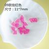 20 PCs ins estilo cor sólida cor fofa mini triângulo frisado DIY mão Jóias brincos acessórios