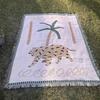 Manta de camping bohemia, manta de picnic, manta de algodón multifuncional, tapiz jacquard, manta de sofá, alfombra de camping para exteriores