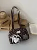 Bolso de hombro y axila de lunares de moda transfronteriza de nicho para mujer, nuevo bolso de mano para commuting 2026, bolso Boston, bolso almohada