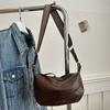 Moda 2024 primavera bolso pequeño para mujer estilo retro simple correa ancha para el hombro trabajo de viaje bolso bandolera de hombro bolso de axila