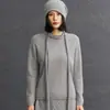 Suéter de Cachemir para Mujer Cuello Redondo Suéter Básico Nuevo Estilo Otoño e Invierno Diseño de Tira Personalizado a la Moda Ropa Interior Nuevo Estilo Otoño e Invierno