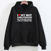 AMO A MI NOVIA Sudadera con Capucha Estampada Love Talla Europea Talla Europea Casual Holgada Pullover
