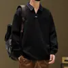 Moletom jacquard com forro de fleece estilo americano, moletom de fleece espesso da moda inverno 2026