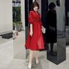 Vestido de Noche para Banquete 2026 Nuevo Estilo Blanco Elegante y Digno Vestido de Fiesta de Longitud Media para Socialité Sencillo y Elegante