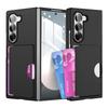 Adequado para Capa de Celular Dobrável com Porta-Cartões Samsung Z Fold8Ultra Zfold7 Porta-Cartão Capa Protetora Anti-Queda