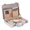 Suministro directo de fábrica metal aleación de aluminio magnesio portátil caja de instrumentos con contraseña caja de herramientas maletín médico maletín EVA ventas