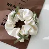 Goma para el Cabello de Flor de Lirio del Valle para Mujer con Alto Valor Estético, Estilo Ins Mori Girl, Chongo Alto de Lazo, Suave Accesorio para el Cabello