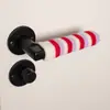 Funda protectora para manija de puerta de baño, de lana tejida, silenciosa, anticolisión, funda para manija de puerta, guantes antirrobo para manija de puerta, funda anticolisión