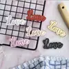 Estilo ins marcação Dia dos Namorados lábios de amor bolo de amor decoração feliz Dia dos Namorados decoração de bolo acrílica