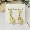 Accesorios para Joyería DIY Transfronterizos Pendientes de Acero Inoxidable Colgante de Estrella de Mar Charms de Criaturas Marinas Joyería Hecha a Mano Venta al por Mayor