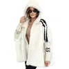 Amazon Transfronterizo Otoño 2026 Moda Casual Suelta con Capucha y Parches Nueva Chaqueta para Mujer