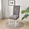 Funda de Silla Universal de una Pieza Simple Personalizada Funda de Taburete Tela Elástica Funda de Silla de Comedor Funda de Respaldo de Silla de Hotel