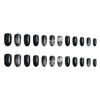 Uñas Postizas de Diamante Mariposa Cristal Negro Ojo de Gato Champaña Diamante Roto Piezas de Manicura para Manos Hot Girl Fototerapia Venta al por Mayor