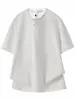 Ropa para Hombre Fengshe / Nuevo Verano 2026 Camiseta para Hombre con Cuello Henry, Popular Camiseta de Manga Corta con Tejido Jacquard
