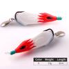 Modelo Modificado de Pez Volador Transfronterizo Rana Señuelo 15g con Surco de Sangre Elevado Doble Gancho Señuelo Blando Set para Pesca de Lanzamiento a Larga Distancia