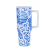 Impresión por transferencia de calor 40 oz Taza para coche Acero inoxidable 304 Pajita Taza de vacío Gran capacidad Taza de agua Conservación del frío Calentador de hielo Taza Transfronterizo