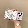 Adecuado para Apple 17Promax Funda Anticaídas para Teléfono Iphone18 Gatito Riendo 15Pro Ventana Grande 16 Linda