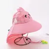Sombrero de Sol con Protección Solar para Niños, Malla Transpirable de Verano, Lindo, Ala Ancha, para Viajes, Playa, Pescador, Sombrero de Protección Solar para Bebé