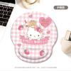 Bonito desenho animado pulso mouse pad leite seda pano presente escritório teclado pulso travesseiro silicone 3d mouse