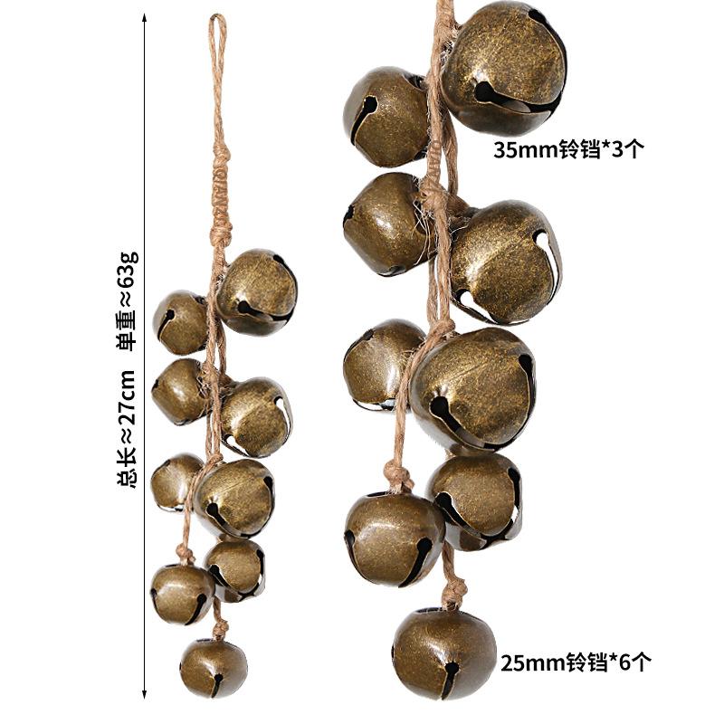 麻绳十字铃铛串02