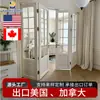 Venda Direta de Fábrica Porta Dobrável Interna 80X36 Primer Branco Porta de Madeira Porta Bifold Personalizável para Guarda-Roupa
