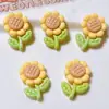 Acessórios de Resina de Tulipa Girassol Brilhante DIY Cola de Creme Capa de Celular Grampo de Cabelo Feito à Mão Material para Joias de Título