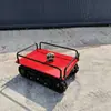 Transportador de Esteira Pequeno para Engenharia de Exportação de Comércio Exterior Transportador Elétrico de Plataforma Plana Transportador de Materiais para Pomar de Montanha