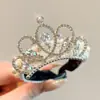 Pinza para el pelo de corona de perlas para niñas, Pasador de princesa, Pinza para coleta de niña pequeña, Accesorio para el pelo para niñas