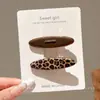 Presilha de Cabelo de Alto Padrão Coreana para Mulheres Presilha de Lã Estilo Retrô Outono Inverno Presilha para Franja Presilha Fofa de Coração Acessórios de Cabelo Adorno de Cabeça